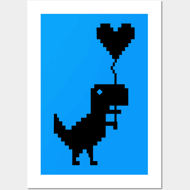 i rawr you, dinosaurs lover Wall Art by osvaldoport76